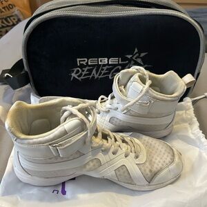 Rebel Renegade Women's White High-Top Athletic Sneakers